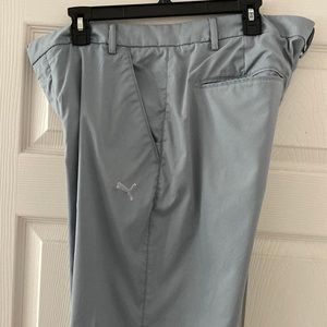 Puma Mens Golf Pants in Gray 36X34